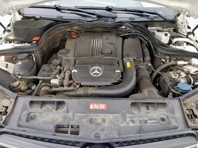 WDDGJ4HB2DF979814 - 2013 MERCEDES-BENZ C 250 WHITE photo 7