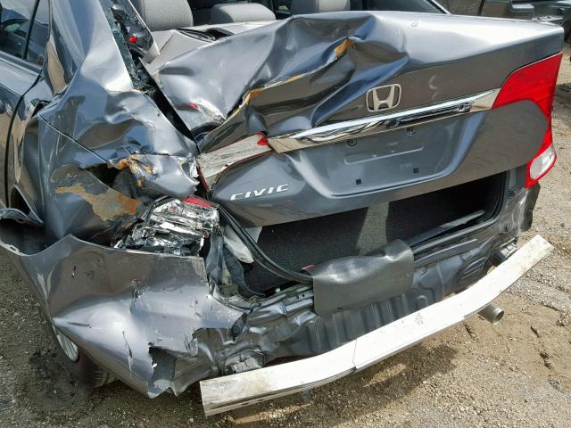 19XFA1F36BE014901 - 2011 HONDA CIVIC VP GRAY photo 9