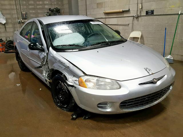 1C3EL46U81N502486 - 2001 CHRYSLER SEBRING LX SILVER photo 1