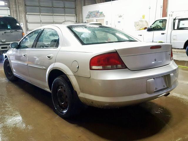 1C3EL46U81N502486 - 2001 CHRYSLER SEBRING LX SILVER photo 3