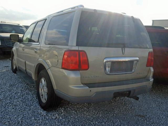 5LMFU27R94LJ02697 - 2004 LINCOLN NAVIGATOR TAN photo 3