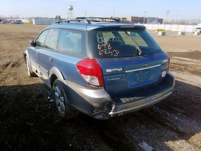 4S4BP61CX87348063 - 2008 SUBARU subaru outback 2.  photo 3