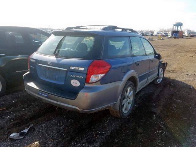 4S4BP61CX87348063 - 2008 SUBARU subaru outback 2.  photo 4