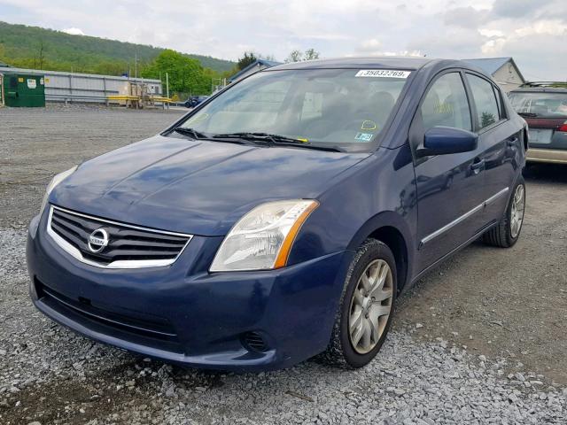 3N1AB6AP4CL762562 - 2012 NISSAN SENTRA 2.0 BLUE photo 2