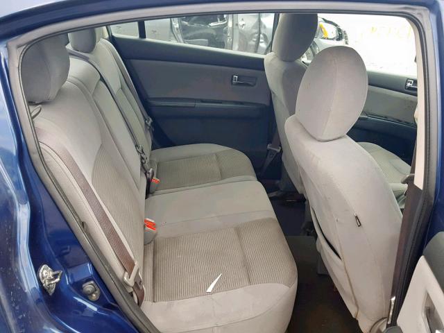 3N1AB6AP4CL762562 - 2012 NISSAN SENTRA 2.0 BLUE photo 6