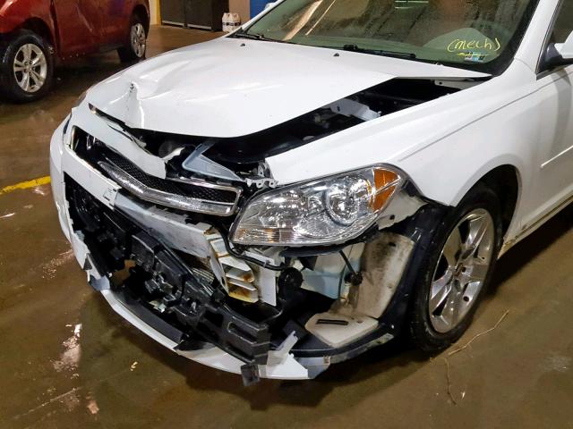 1G1ZH57B494198178 - 2009 CHEVROLET MALIBU 1LT 白色 照片 9
