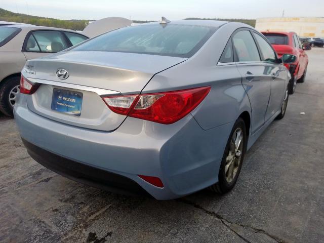 5NPEB4AC8EH831384 - 2014 HYUNDAI SONATA GLS  photo 4