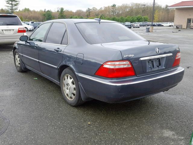 JH4KA96614C003255 - 2004 ACURA 3.5RL GRAY photo 3