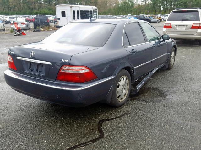 JH4KA96614C003255 - 2004 ACURA 3.5RL GRAY photo 4