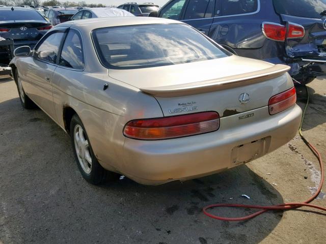 JT8UZ30C0S0042320 - 1995 LEXUS SC 400 BEIGE photo 3