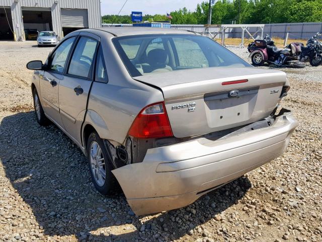 1FAFP34N16W228856 - 2006 FORD FOCUS ZX4 GOLD photo 3