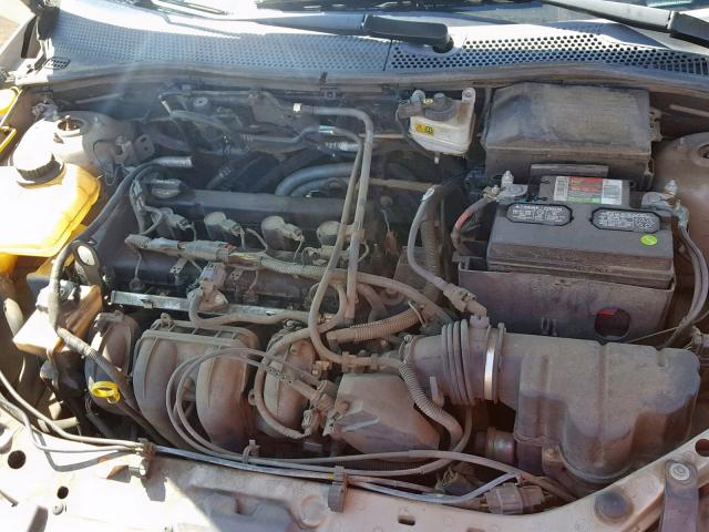 1FAFP34N16W228856 - 2006 FORD FOCUS ZX4 GOLD photo 7