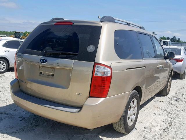 KNDMB233666074767 - 2006 KIA SEDONA EX GOLD photo 4