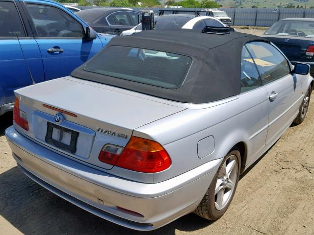 WBABS33452JY58920 - 2002 BMW 325 CI SILVER photo 4