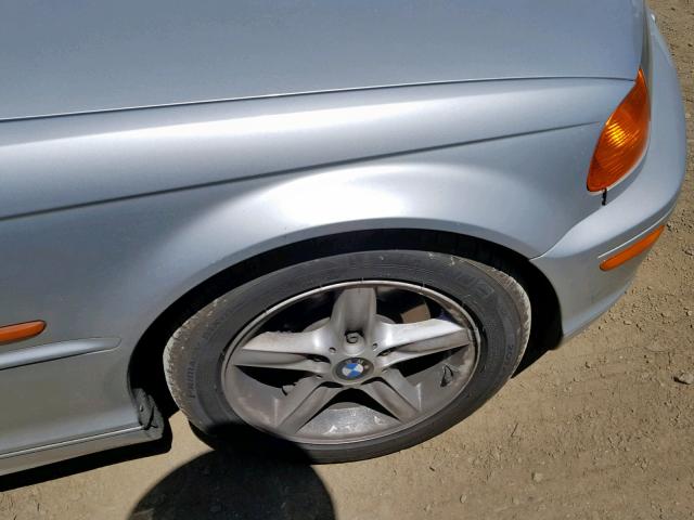 WBABS33452JY58920 - 2002 BMW 325 CI SILVER photo 9