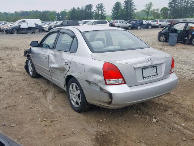 KMHDN45D53U589478 - 2003 HYUNDAI ELANTRA GL SILVER photo 3