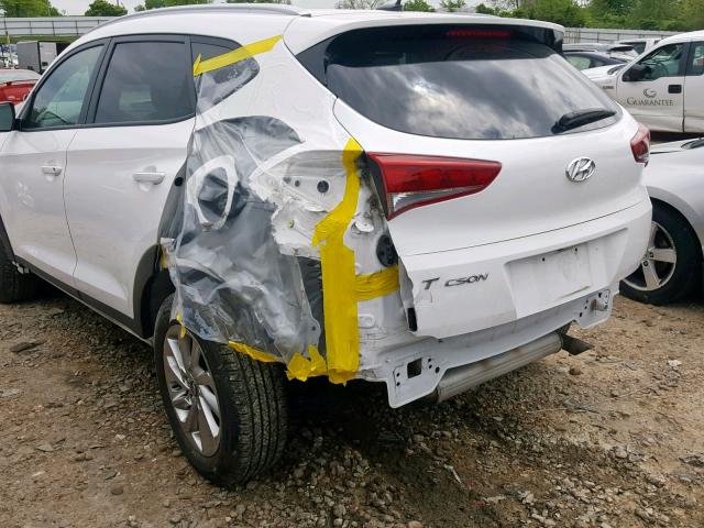 KM8J33A4XGU040079 - 2016 HYUNDAI TUCSON LIM WHITE photo 9