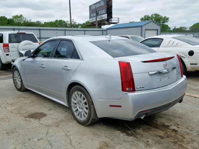 1G6DE5EG8A0114001 - 2010 CADILLAC CTS LUXURY SILVER photo 3