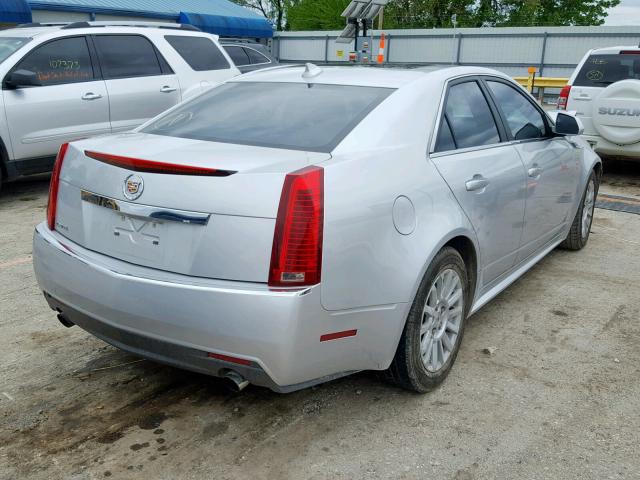 1G6DE5EG8A0114001 - 2010 CADILLAC CTS LUXURY SILVER photo 4