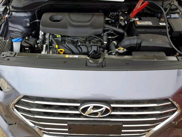 3KPC24A34KE069307 - 2019 HYUNDAI ACCENT SE GRAY photo 7