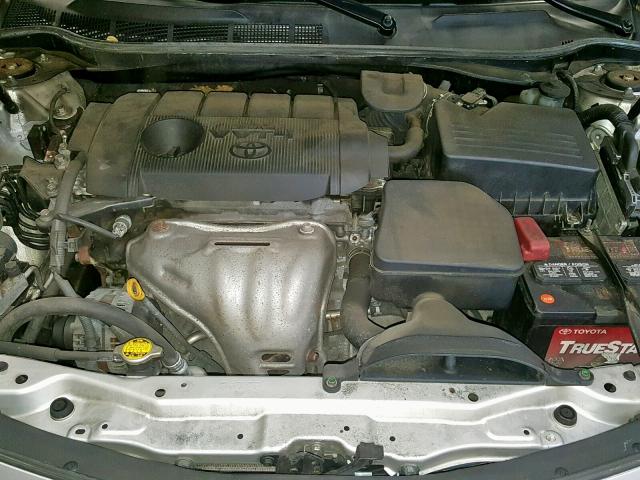 4T4BF3EK7BR218498 - 2011 TOYOTA CAMRY BASE SILVER photo 7