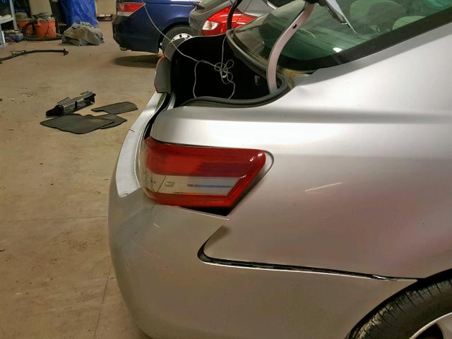 4T4BF3EK7BR218498 - 2011 TOYOTA CAMRY BASE SILVER photo 9