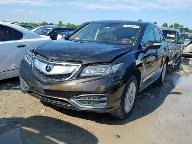 5J8TB3H3XGL005952 - 2016 ACURA RDX BLACK photo 2