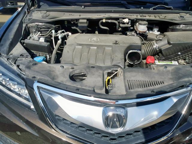 5J8TB3H3XGL005952 - 2016 ACURA RDX BLACK photo 7