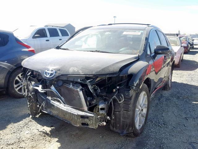 4T3ZA3BB3BU050586 - 2011 TOYOTA VENZA BLACK photo 2