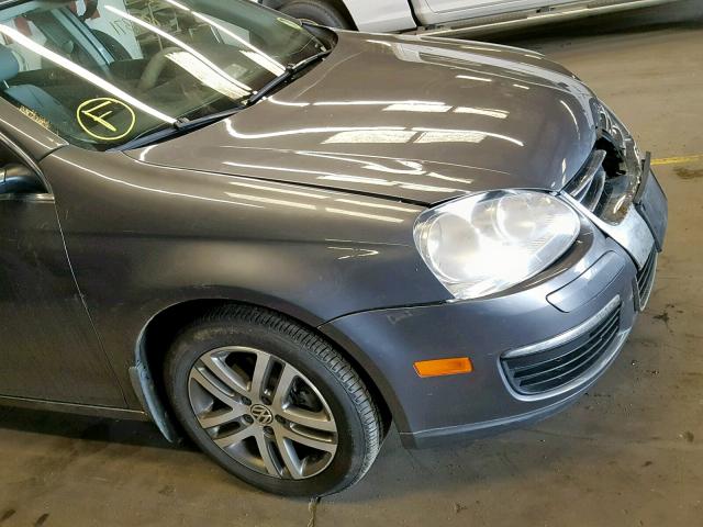 3VWRT81KX6M695622 - 2006 VOLKSWAGEN JETTA TDI GRAY photo 9