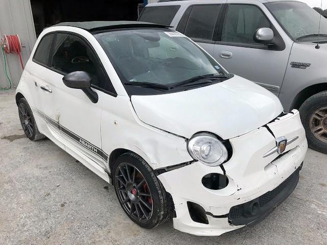 3C3CFFJH3FT638892 - 2015 FIAT 500 ABARTH WHITE photo 1