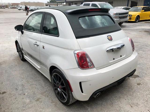 3C3CFFJH3FT638892 - 2015 FIAT 500 ABARTH WHITE photo 3