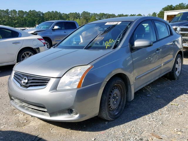 3N1AB6AP9CL718590 - 2012 NISSAN SENTRA 2.0 SILVER photo 2