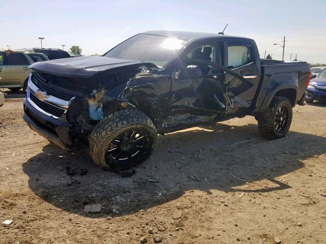 1GCGTCE36G1106709 - 2016 CHEVROLET COLORADO L BLACK photo 2