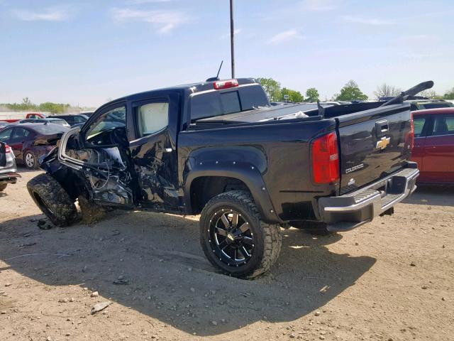 1GCGTCE36G1106709 - 2016 CHEVROLET COLORADO L BLACK photo 3