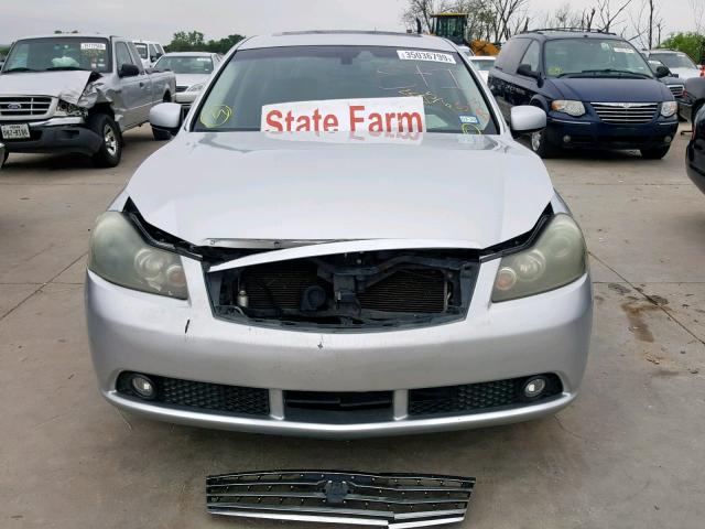 JNKAY01E66M109635 - 2006 INFINITI M35 BASE SILVER photo 9