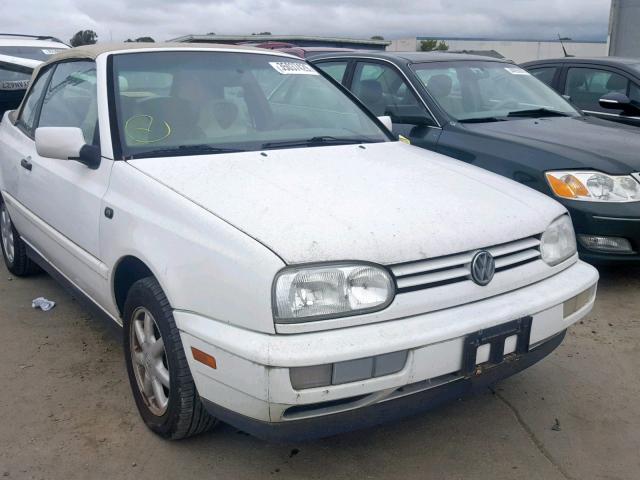 WVWBB81E5TK012956 - 1996 VOLKSWAGEN CABRIO WHITE photo 1