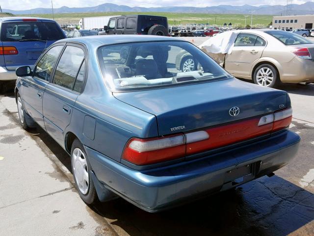 1NXBB02E0TZ472087 - 1996 TOYOTA COROLLA DX BLUE photo 3