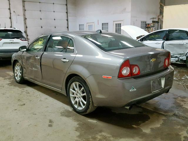 1G1ZG5E70CF264318 - 2012 CHEVROLET MALIBU LTZ 棕色 照片 3