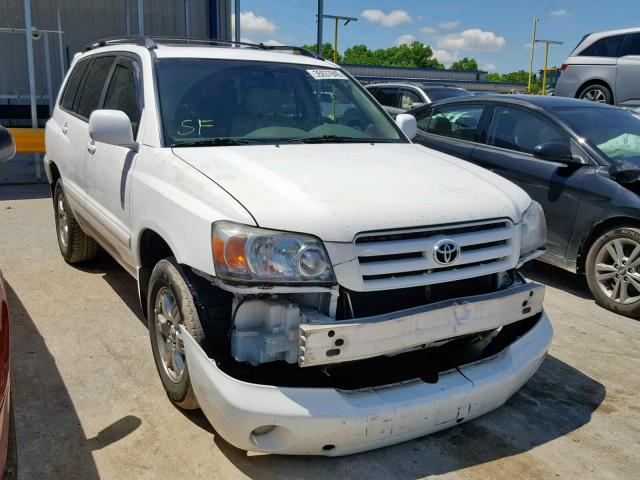 JTEGP21A870130711 - 2007 TOYOTA HIGHLANDER WHITE photo 1