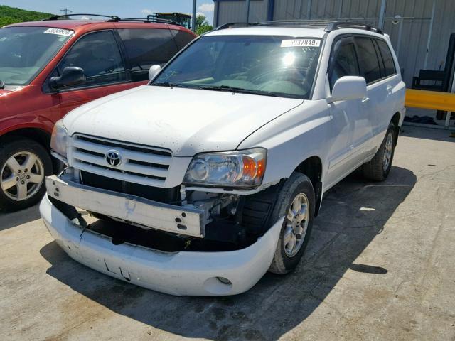 JTEGP21A870130711 - 2007 TOYOTA HIGHLANDER WHITE photo 2