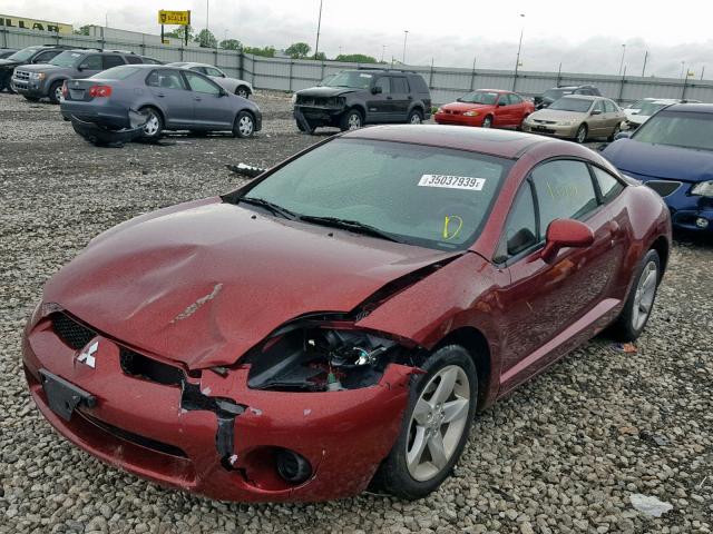 4A3AK24F07E051145 - 2007 MITSUBISHI ECLIPSE GS MAROON photo 2