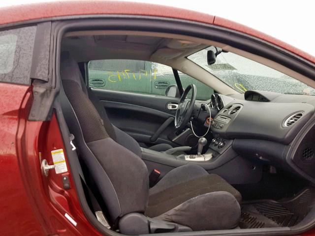 4A3AK24F07E051145 - 2007 MITSUBISHI ECLIPSE GS MAROON photo 5