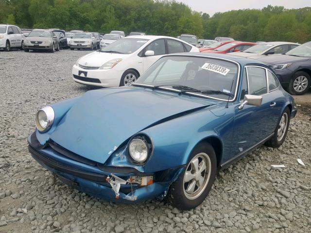 9114101248 - 1974 PORSCHE 911 BLUE photo 2