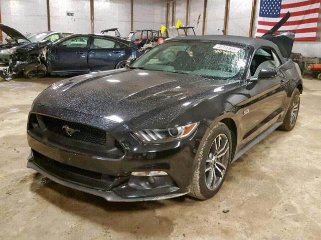 1FATP8FF3G5266117 - 2016 FORD MUSTANG GT BLACK photo 2