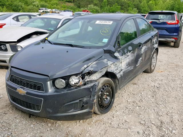 1G1JA5SH7G4184107 - 2016 CHEVROLET SONIC LS 石墨色 照片 2