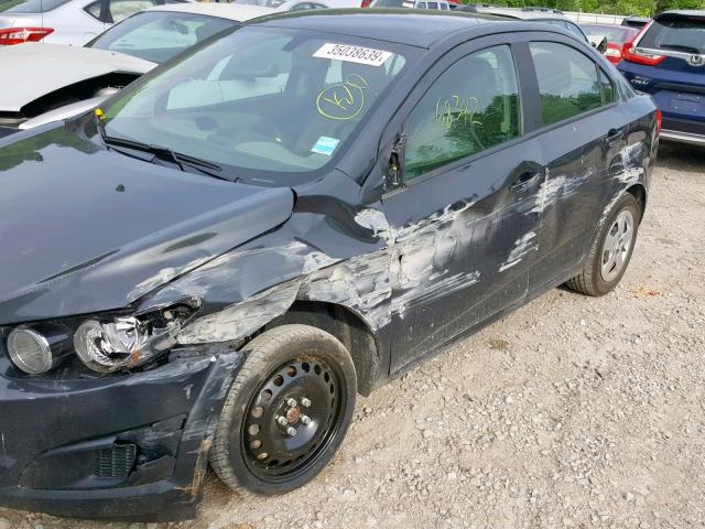 1G1JA5SH7G4184107 - 2016 CHEVROLET SONIC LS 石墨色 照片 9