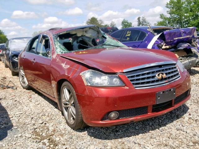 JNKAY01E16M106299 - 2006 INFINITI M35 BASE MAROON photo 1