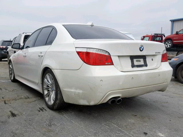 WBANW1C50AC168638 - 2010 BMW 535 I WHITE photo 3