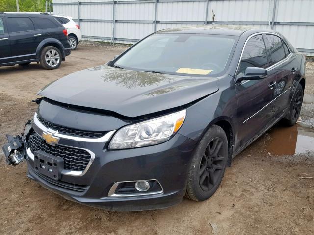 1G11C5SL4EF148956 - 2014 CHEVROLET MALIBU 1LT BLACK photo 2